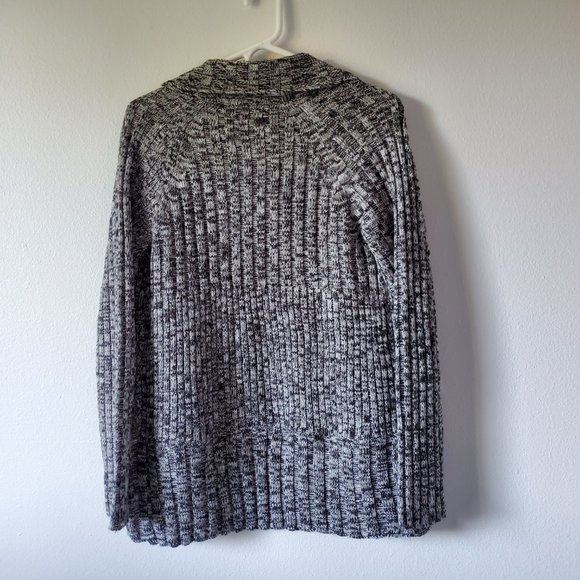 Style & Co (Petite Large Light gray, black, silver cover up) - Picture 2 of 8